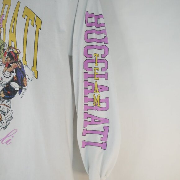 Bucciarati Team Long T-Shirt Med Sz Jojo's Bizarre Adventure Napoli Golden Wind - Picture 5 of 9
